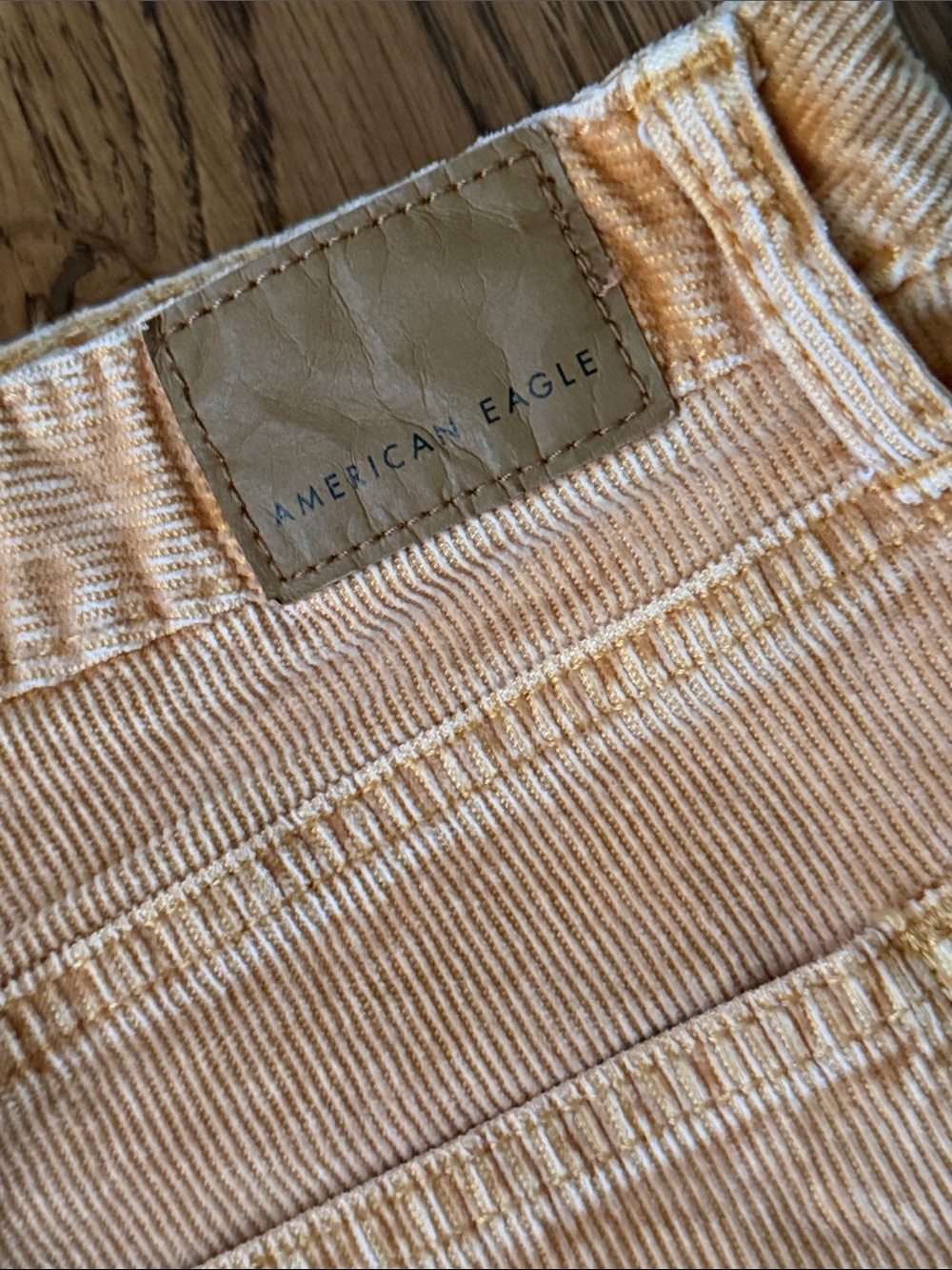 American Eagle Outfitters mustard wash corduroy shorts 12 - Picture 3 of 10